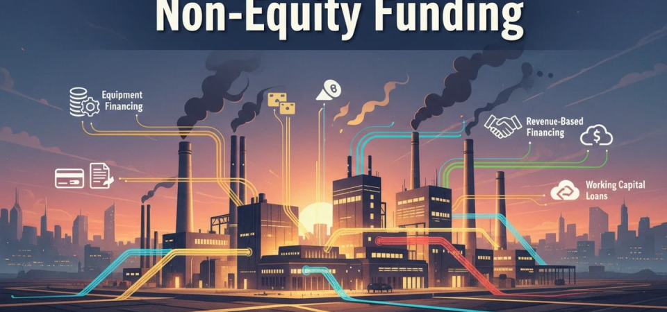 How Non-Equity Funding Is Reshaping Growth in Manufacturing Ventures