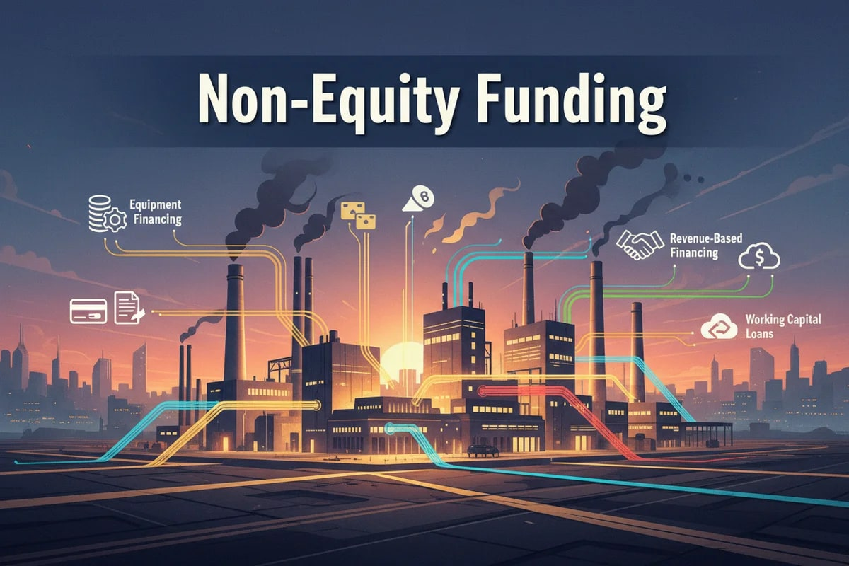 How Non-Equity Funding Is Reshaping Growth in Manufacturing Ventures